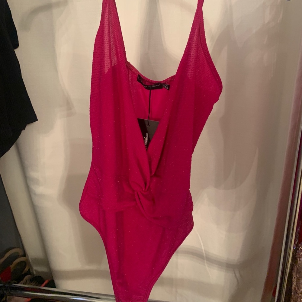 Pink pretty little thing bodysuit